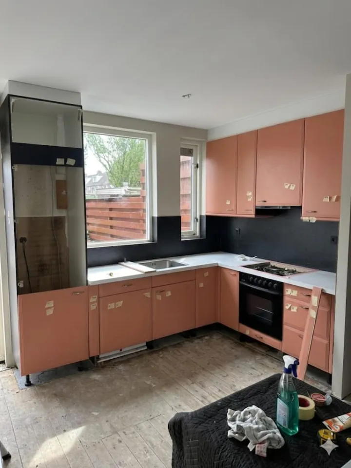 Keuken voor de renovatie